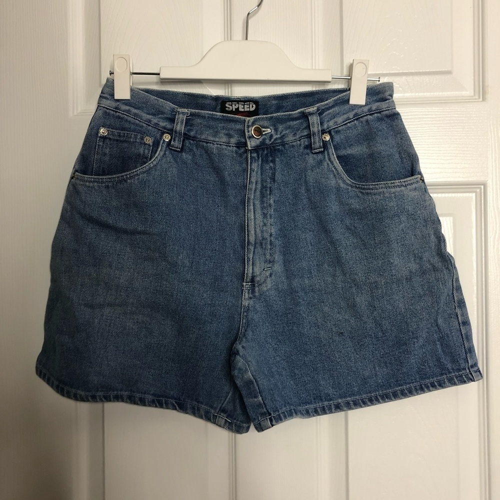 Speed Vintage Shorts High Rise‎ Jean Shorts 13/14